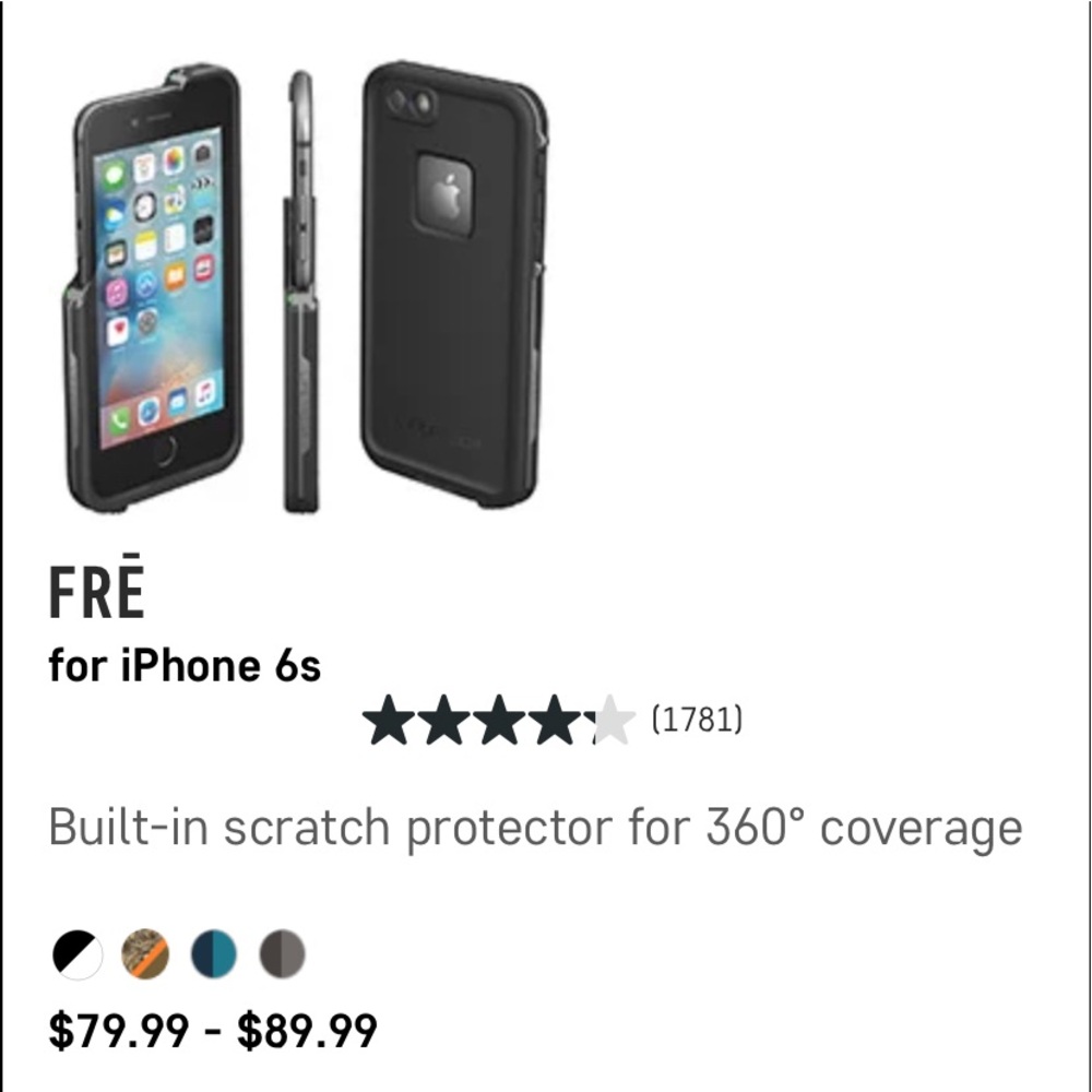 iPhone 6s LifeProof case